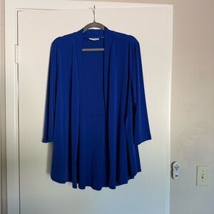 Susan Graver Royal Blue Cardigan